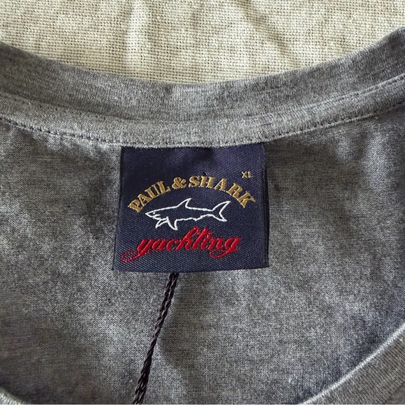 Paul & Shark logo patch T-shirt Men’s Size X-Large NWT - Picture 5 of 10